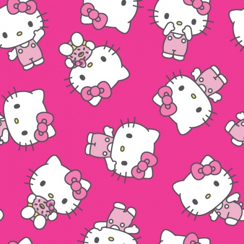 Sanrio Hello Kitty Pink Sweet Fabric