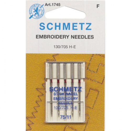 Schmetz Embroidery Needles size 75