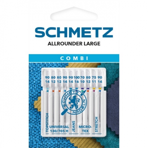 Schmetz Combi Large Allrounder 10 Pack Assorted