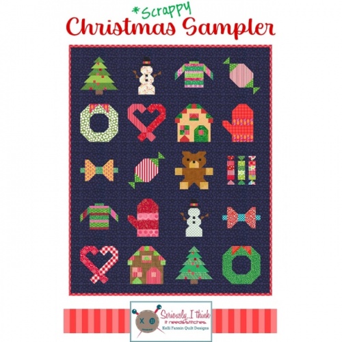 Scrappy Christmas Sampler Quilt Pattern