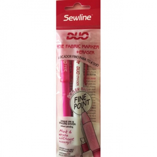 Sewline Duo FINE Marker and Eraser Set
