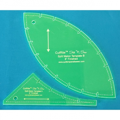 CutRite Slit N Sew Split Melon 8 Inch Finished Template