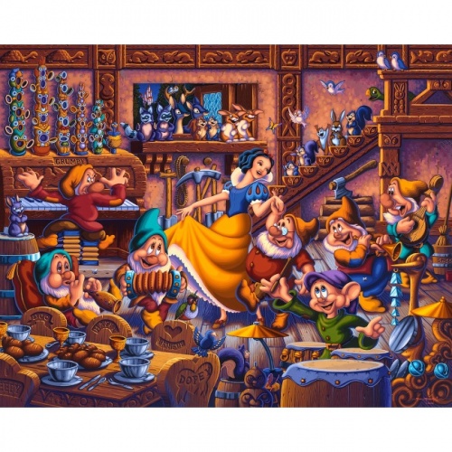 Disney Snow White And The Severn Dwarfs Panel