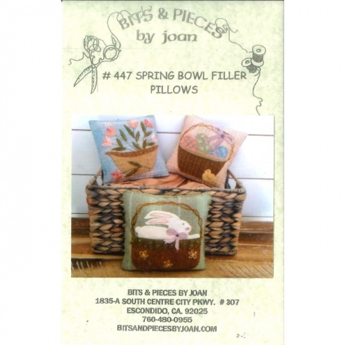 Spring Bowl Filler Pillows Pattern