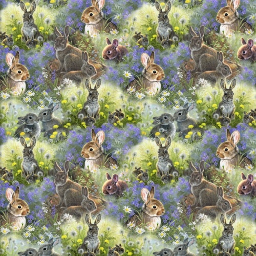 Spring Bunnies Multi - New Beginnings - 3 Wishes