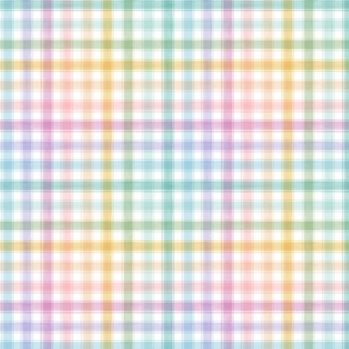Spring Has Sprung Easter Plaid Fabric