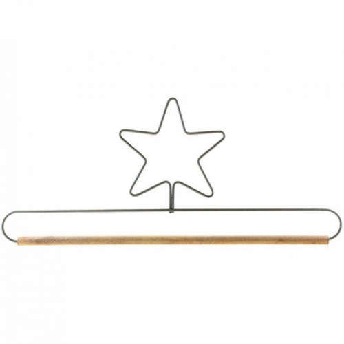 12in Star Quilt Hanger with Dowel