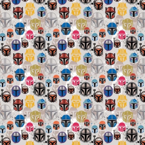 Star Wars Mandalorian Helmets Fabric