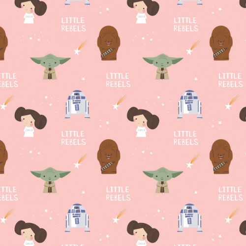 Star Wars Rebels Fabric - Pink