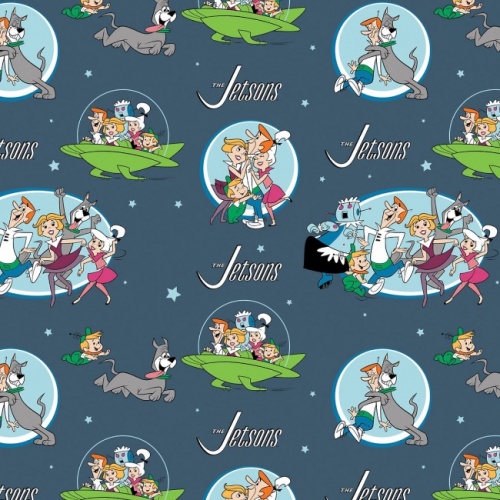 The Jetsons All Characters Fabric