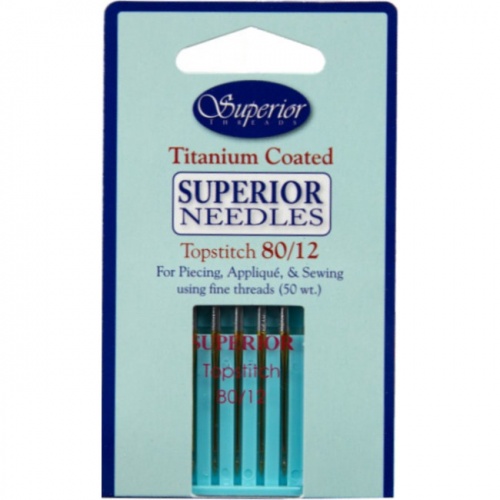 Superior Titanium Topstitch Needle 80/12 - 5pk