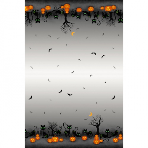 Trick or Treat - Double Border Halloween Fabric