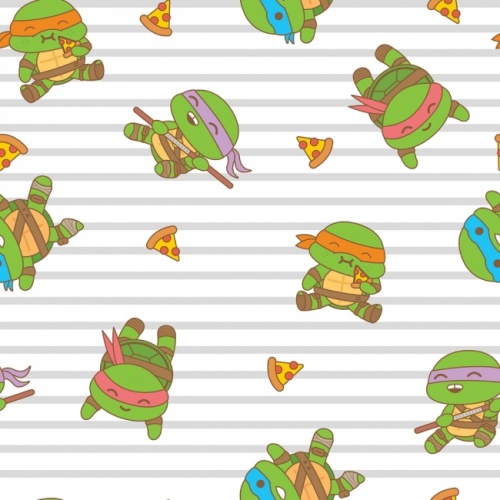 Teenage Mutant Ninja Turtles Fabric - Cutie Toss