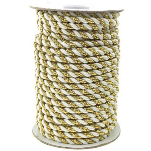Gold / Cream Twisted Cord 7mm