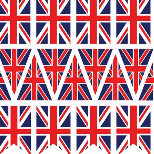 Union Jack Flag Bunting Panel - Mixed