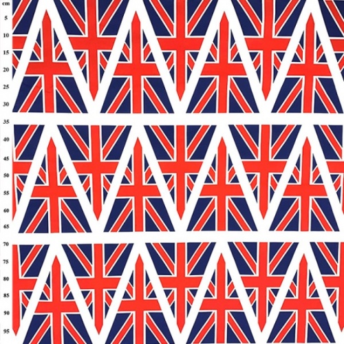 Union Jack Flag Bunting Panel Triangle The Quilt Shop