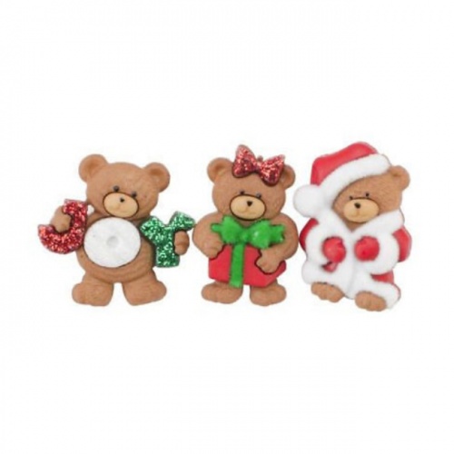 A Very Beary Christmas Buttons