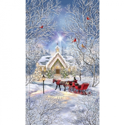 Snow Winter Blessing Chapel Panel