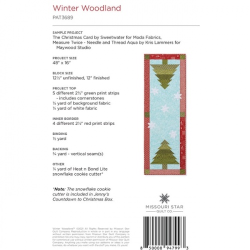 Missouri Star - Winter Woodland - Table Runner Pattern