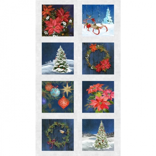 Winters Eve - Christmas Blocks Panel