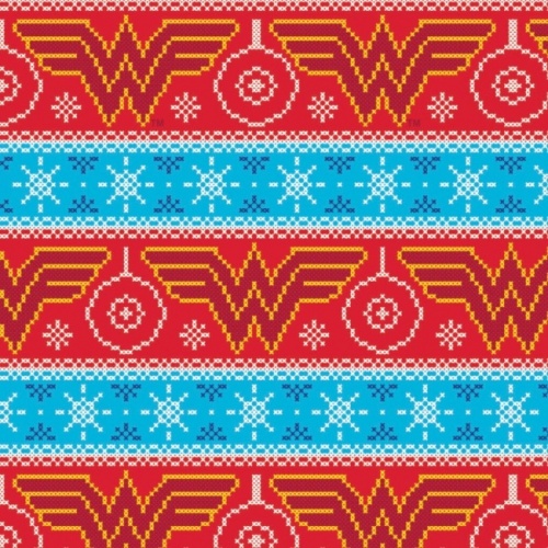 FB Wonder Woman Christmas Fabric