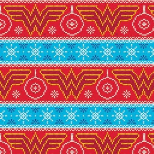 Wonder Woman Christmas Fabric