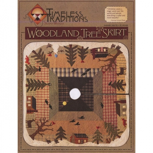 Woodland Christmas Tree Skirt Pattern