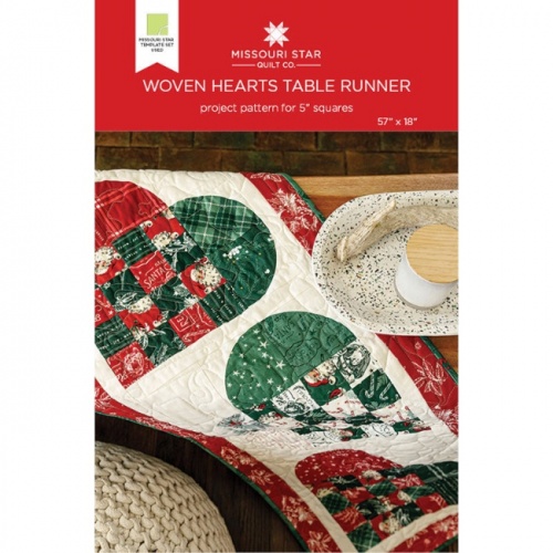 Missouri Star - Woven Hearts - Table Runner Pattern